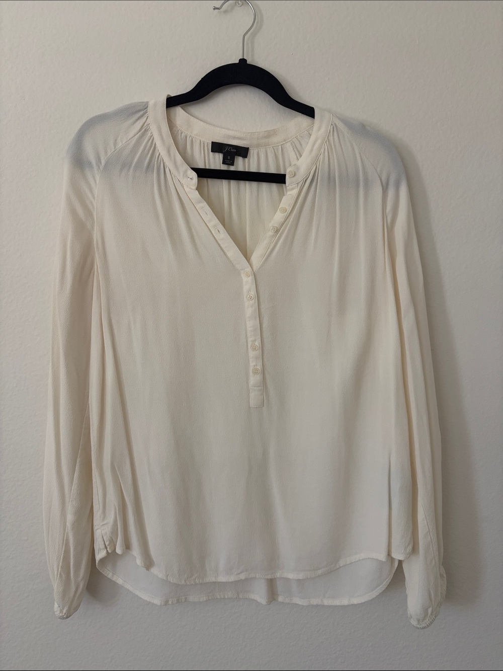 J.Crew Off White Long Sleeve (S)